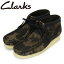 正規取扱店 Clarks (クラークス) 26174023 Wallabee Boot ワラビーブーツ レディースシューズ Blk/Khaki Floral CL094