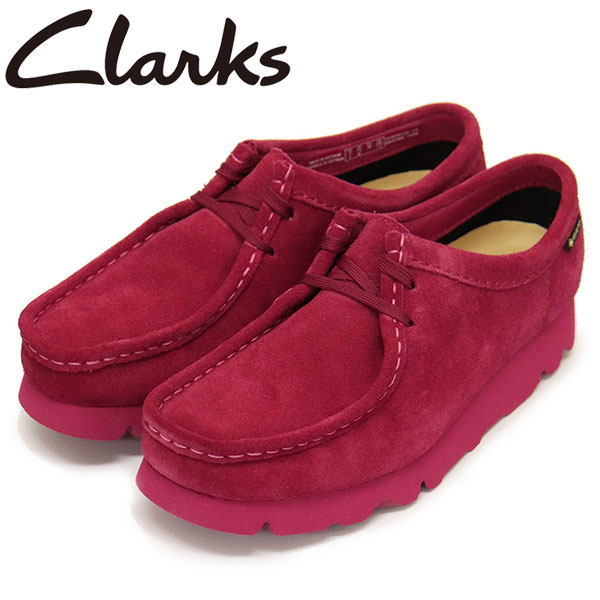クラークス 正規取扱店 Clarks (クラークス) 26174502 Wallabee GTX ワラビー ゴアテックス レディース シューズ Berry Suede CL104