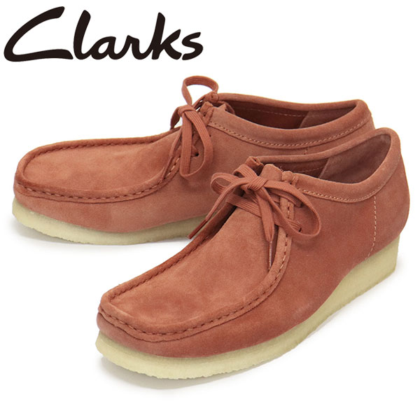 K戵X Clarks (N[NX) 26176547 Wallabee r[ YV[Y Terracotta Suede CL115