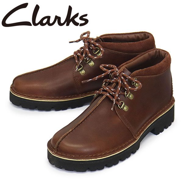 正規取扱店 Clarks (クラークス) 26178195 Trek Hike トレックハイク メンズシューズ British Tan Leather CL126
