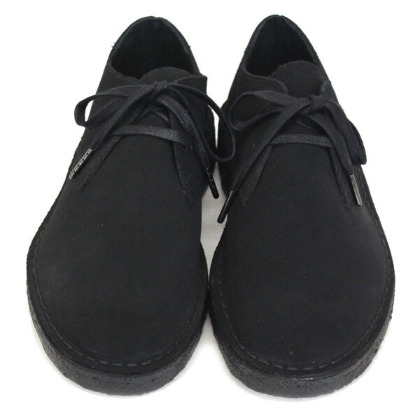 正規取扱店Clarks(クラークス)26156808DesertKhanデザートカーンメンズシューズBlackSuedeCL038