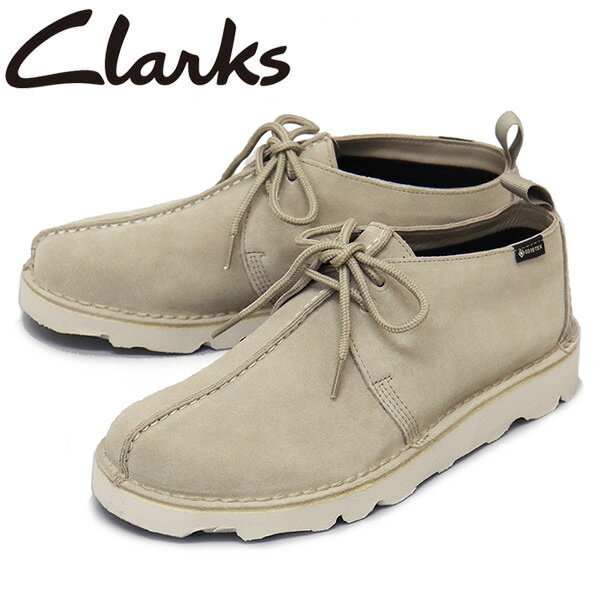 正規取扱店 Clarks (クラークス) 26165623 Desert Trek GTX デザートトレック ゴアテックス メンズシューズ Sand Suede CL059