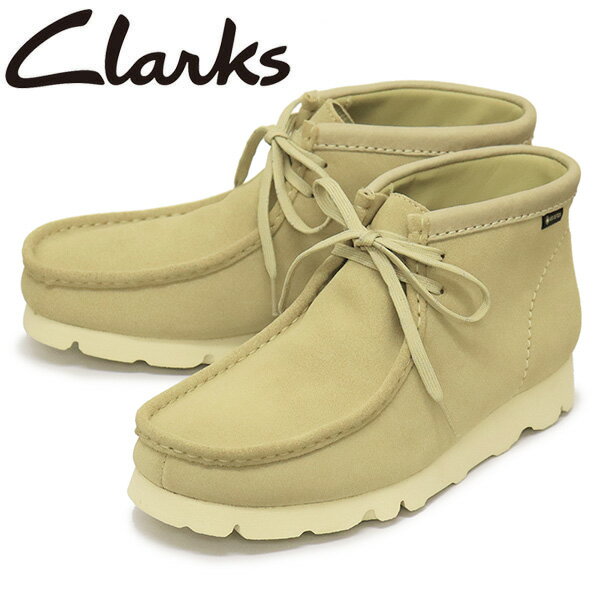  正規取扱店 Clarks (クラークス) 26168545 WallabeeBT GTX ワラビーブーツ ゴアテックス メンズ ブーツ Maple Suede CL061