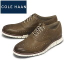 sale セール 正規取扱店 COLE HAAN (コールハーン) C35187 ゼログランド ウィングチップ オックスフォード レザーシューズ CH リバース...