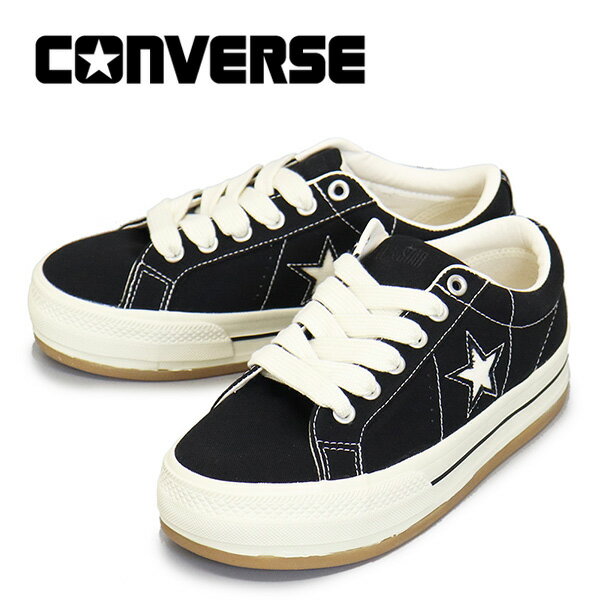 正規取扱店 CONVERSE (コンバース) 33702541 ワンスター ボーダースター OX スニーカー ブラック CV127