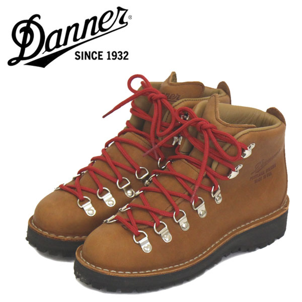 ダナー ブーツ レディース 正規取扱店 DANNER (ダナー) 31545 WOMEN'S MOUNTAIN LIGHT マウンテンライト レディース レザーブーツ LIGHT BROWN アメリカ製