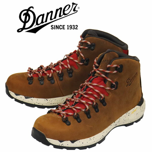 正規取扱店 DANNER(ダナー) 62710 Mountain マウンテン 600 Evo エボ レザーブーツ Mocha Brown x Rhodo Red