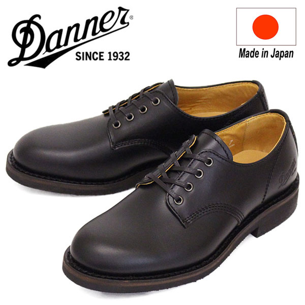 正規取扱店 DANNER (ダナー) D213106 Lombard Gw ロンバード レザーシューズ BLACK 日本製