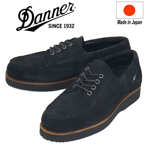 正規取扱店 DANNER(ダナー) D215510 Madison Blucher マディソン ブローチャー レザーシューズ S.Black