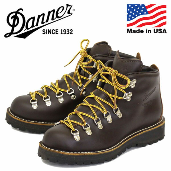 正規取扱店 DANNER (ダナー) 30866 MOUNTAIN LIGHT (マウンテンライト) アウトドアブーツ アメリカ製 BROWN