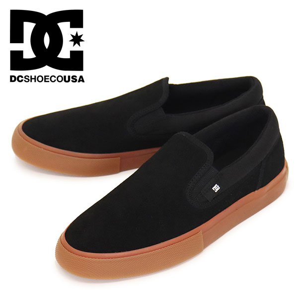 K戵X DC SHOES (fB[V[V[Y) DM224023 MANUAL SLIP-ON LE Xb| BLACKxGUM DC030