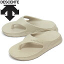 正規取扱店 DESCENTE (デサント) SO223LTH42 ENERZITE CALM THONG2 エナザイトカーム トングサンダル BEG0 ベージュ DES020