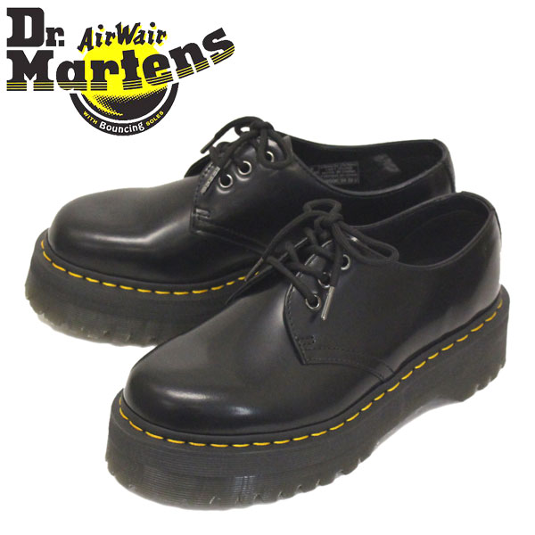 正規取扱店 Dr.Martens (ドクターマーチン) 25567001 1461 QUAD 3ホール レザーシューズ BLACK