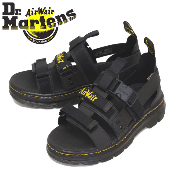 ドクターマーチン サンダル メンズ 正規取扱店 Dr.Martens (ドクターマーチン) 26473001 PEARSON 3ストラップ サンダル BLACK