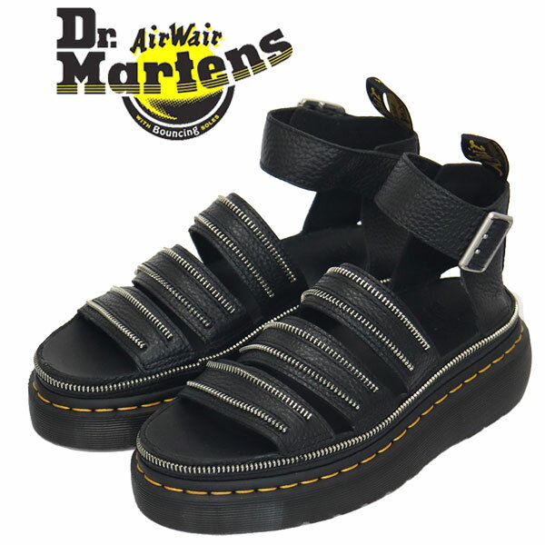 K戵X Dr.Martens (hN^[}[`) WMS 30733001 CLARISSA II QUAD HDW fB[X U[T_ BLACK UK5-24.0cm