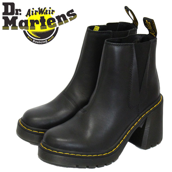 ドクターマーチン 正規取扱店 Dr.Martens (ドクターマーチン) 26440001 SPENCE ハイヒール レディース　レザーブーツ BLACK