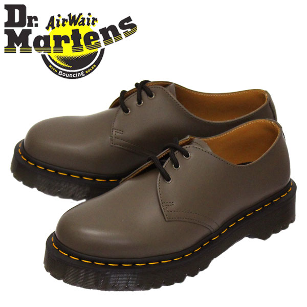 K戵X Dr.Martens (hN^[}[`) 27141481 1461 BEX 3EYE xbNX U[V[Y KHAKI GREY