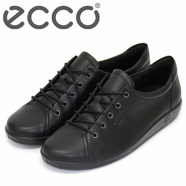 K戵X ECCO (GR[) 20650356723 SOFT 2.0 WOMEN'S EBY Xj[J[ BLACK WITH BLACK SOLE EC010