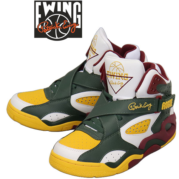 Rakuten - 正規取扱店 EWING ATHLETICS (ユーイング アスレチックス) PEWF003 EWING ROUGE ローグ スニーカー WHITExSYCAMORExBIKING EIG006