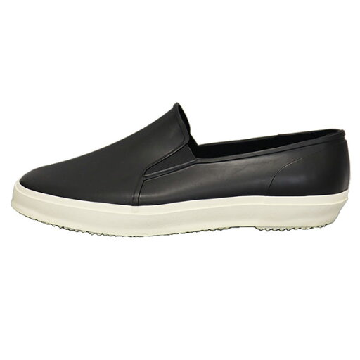 正規取扱店 FOX UMBRELLAS (フォックスアンブレラズ) MEN'S SLIP-ON メンズ スリッポン シューズ ラバーブラック つやなし日本製 FU009