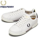 正規取扱店 FRED PERRY (フレッドペリー) B6311 B722 LEATHER レザーシューズ 567 WHITExNAVY FP526