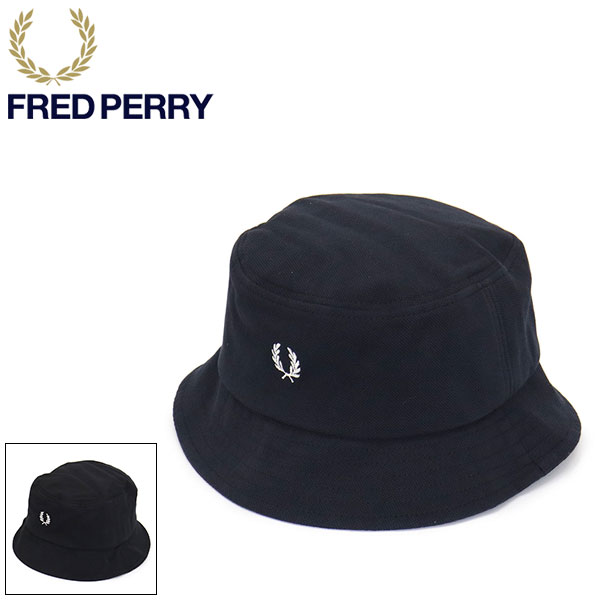 Rakuten - 正規取扱店 FRED PERRY (フレッドペリー) HW6730 PIQUE BUKCKT HAT ピケ バケット ハット FP533 全2色