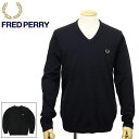 フレッドペリー 正規取扱店 FRED PERRY (フレッドペリー) K9600 CLASSIC V NECK JUMPER Vネック セーター FP522 全2色