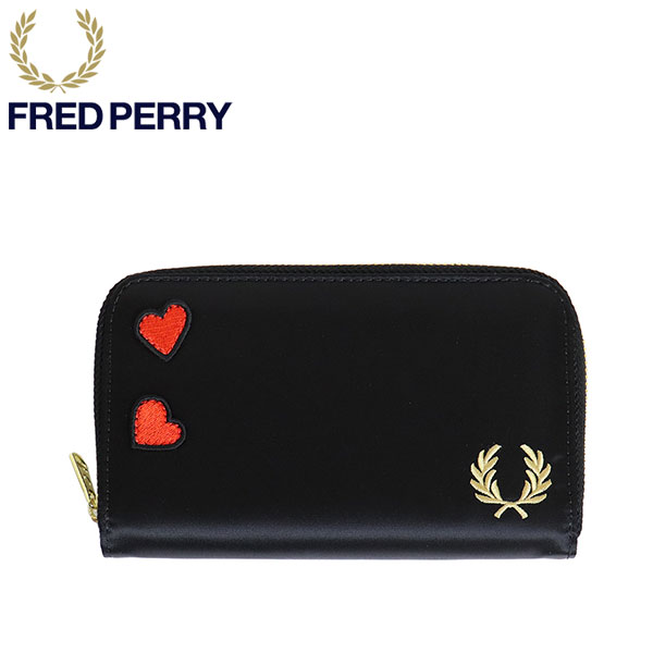 Rakuten - 正規取扱店 FRED PERRY (フレッドペリー) L2806 Amy Nylon Wallet ナイロン ウォレット 102 BLACK FP593