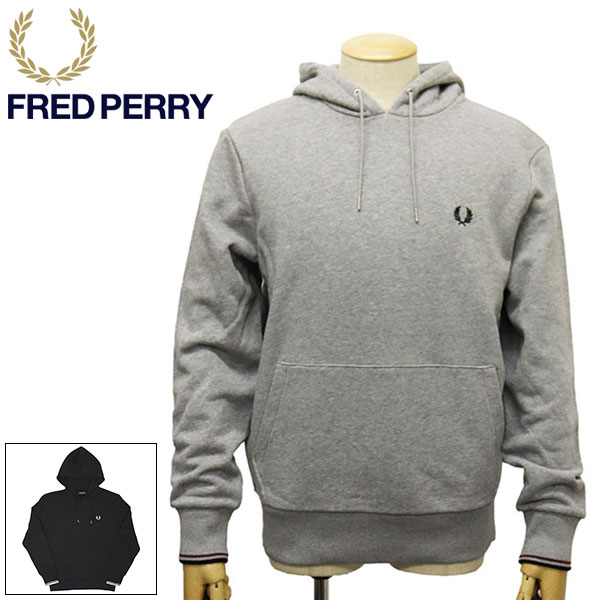 Rakuten - 正規取扱店 FRED PERRY (フレッドペリー) M2643 TIPPED HOODED SWEATSHIRT フードスウェットシャツ FP465 全2色