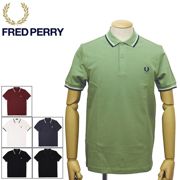 フレッドペリー 正規取扱店 FRED PERRY (フレッドペリー) M3600 TWIN TIPPED FRED PERRY SHIRT ティップライン ポロシャツ FP495 全6色