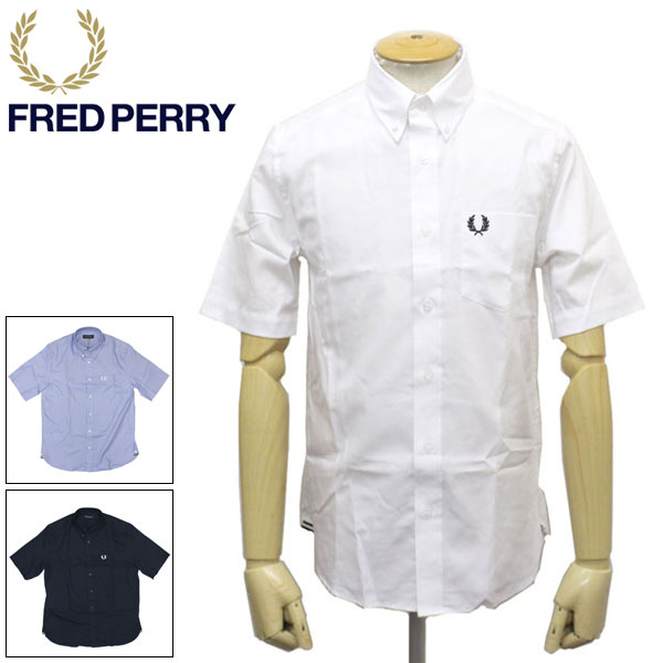 FREDPERRY（フレッドペリー）『オックスフォードボタンダウンショートスリーブシャツ』