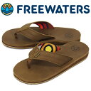 正規取扱店 FREE WATERS (フリーウォータース) MO-068 OPEN COUNTRY 2.0 MNS オープンカントリー2.0 メンズサンダル BROWN FW004