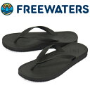 正規取扱店 FREE WATERS (フリーウォータース) MO-075 FRIDAY フライデー メンズサンダル BLACK FW009