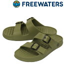 正規取扱店 FREE WATERS (フリーウォータース) UO-010 Cloud9 Explorer クラウドナイン エクスプローラー 2ストラップ スポーツ サンダル Olive FW019