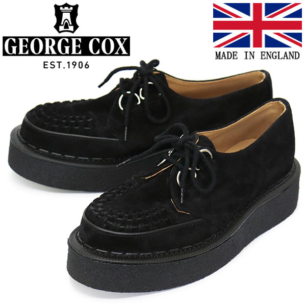 K戵X GEORGE COX (W[WRbNX) SKIPTON 3588 VI o[\[ U[V[Y 090 BLACK SUEDE