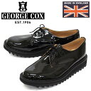 sale セール 正規取扱店 GEORGE COX (ジョージコックス) 15364 GIBSON PAT SHARK SOLE ギブソン パテント シャークソール 09-BLACKENAMEL