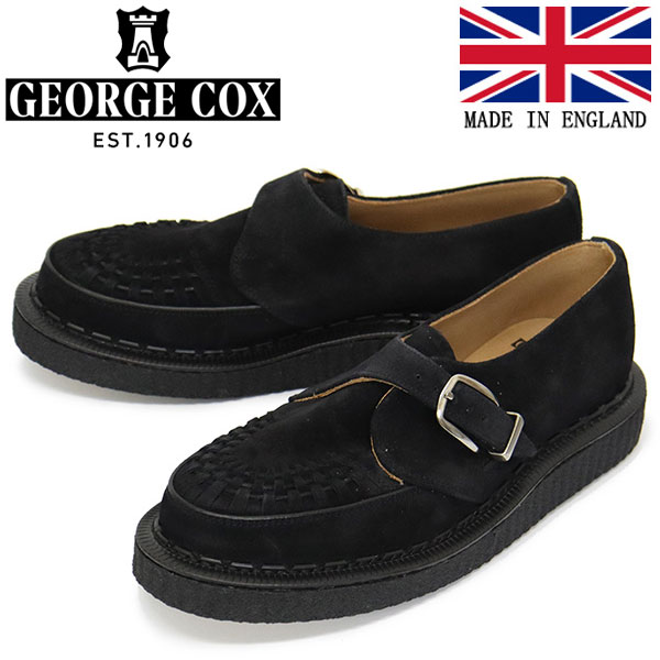 K戵X GEORGE COX (W[WRbNX) HAMILTON ALASKA IVC o[\[ U[V[Y 090 BLACK SUEDE