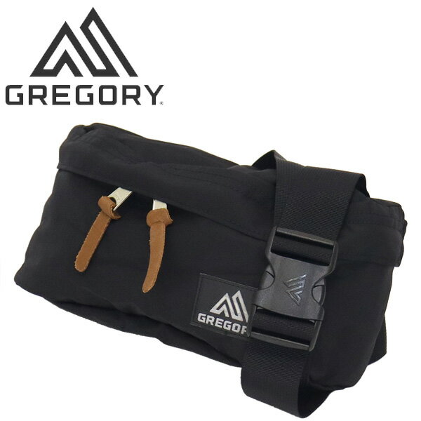 正規取扱店 GREGORY(グレゴリー) 1500891041 スタンダードウエストパック ボディバッグ ブラック GY155