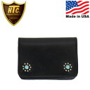 正規取扱店 HTC (Hollywood Trading Company) Multi Card Case #Flower TQ マルチプルウォレット ブラック...