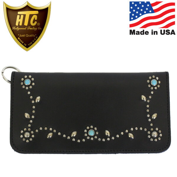 谷Ź HTC(Hollywood Trading Company) T-1 Wallet #SN-33 Turquoise 󥰥å ֥å쥶xСåx