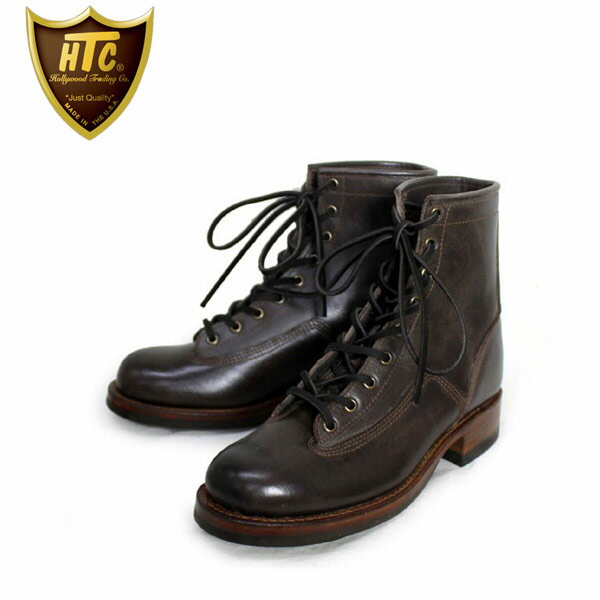 K戵X HTC(Hollywood Trading Company) SANTA ROSA(T^[T) #PLACERVILLE LACE UP BOOTS([XAbvu[c) BROWN uE