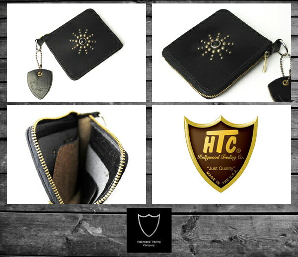正規取扱店 HTC(Hollywood Trading Company) #STARBURST（スターバースト） TYPE 5 CARD CASE（カードケース） ブラック