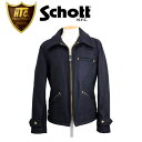 正規取扱店 HTC(Hollywood Trading Company)×SCHOTT(ショット) WOOL CPO JACKET with Studs2(ウールCPOジャケットwithスタッズ2) ネイビー