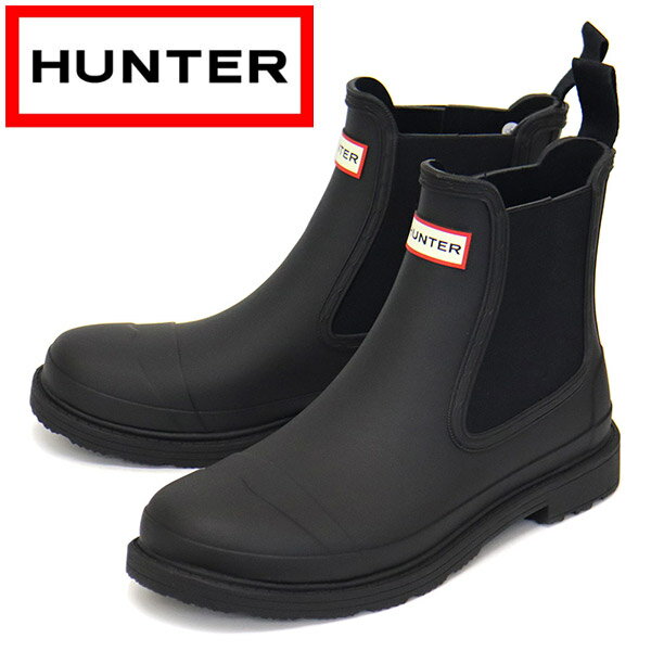 【楽天スーパーSALE】 正規取扱店 HUNTER (ハンター) MEN'S MFS9016RMA COMMANDO CHELSEA BOOT メンズ コマンド チェルシー ブーツ BLACK HU229