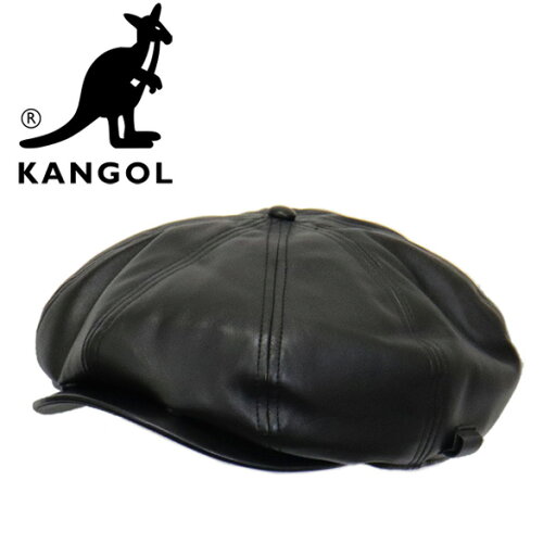 正規取扱店 KANGOL (カンゴール) 233069629 FAUX LEATHER CAP フェイクレザー ハンチング キャップ 01BLACK KGL040 正規取扱店 KANGOL (カンゴール) 233069629 FAUX LEATHER CAP フェイクレザー ハンチング キャップ 01BLACK KGL040