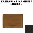 正規取扱店 KATHARINE HAMNETT LONDON (キャサリンハムネット ロンドン) 490-57001 Soft 名刺入れ 全2色