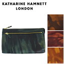 正規取扱店 KATHARINE HAMNETT LONDON (キャサリンハムネット ロンドン) FLUID クラッチショルダーバッグ S 全4色