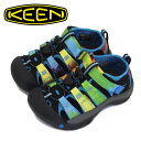 正規取扱店 KEEN (キーン) 1018447 Kids NEWPORT H2 ニューポートエイチツー キッズサンダル RAINBOW TIE DYE KN323