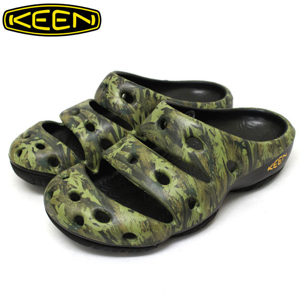 K戵X KEEN(L[) MEN YOGUI ARTS SANDAL(YMA[cT_) CAMO GREEN KN002