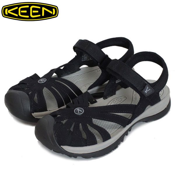 正規取扱店 KEEN(キーン) WOMEN ROSE SANDAL(ウィメンズローズサンダル) BLACK/NEUTRAL GRAY レディース KN118